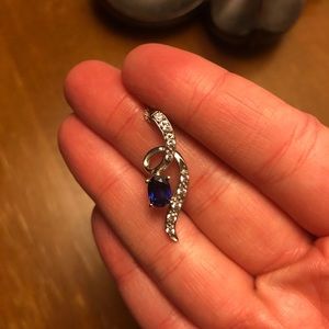 Sapphire necklace from Kay jewelers